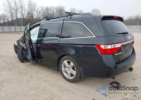 2011 Honda Odyssey Touring/Touring Elite z USA, uszkodzony, nr VIN 5FNRL5H97BB033709